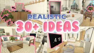 30  IDEAS to make your HOUSE more REALISTIC in Bloxburg! | ROBLOX