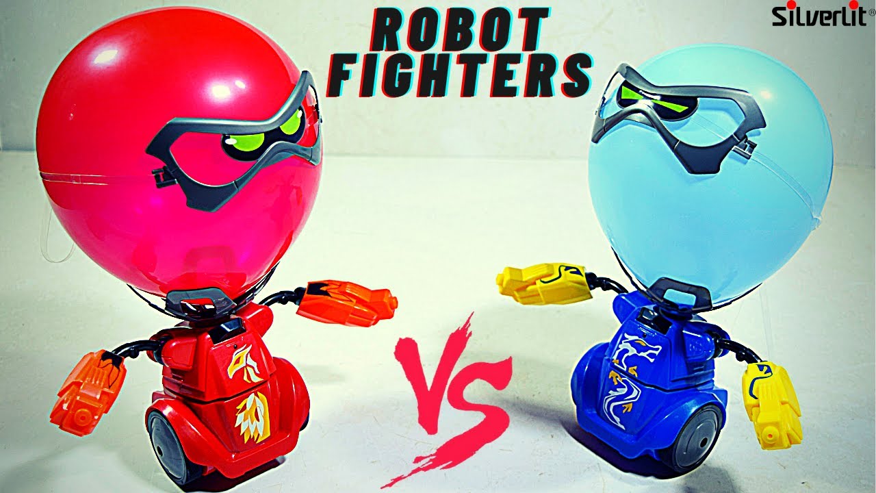 SilverLit Robo Kombat – Balloon Puncher Robots with Remote