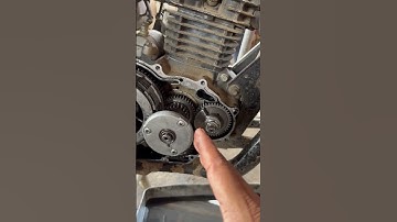 The noise is coming from the balancer of the Honda Hornet bike ￼￼￼