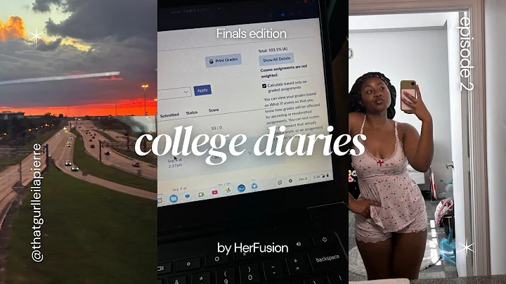 Finished my first semester at #FIU strong| spend finals with me 😌📚