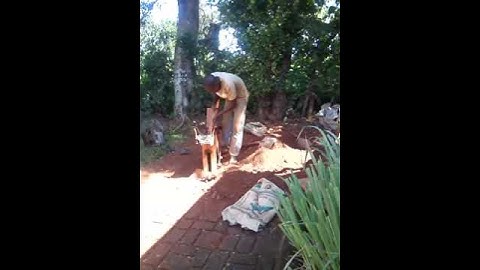 How to Make Interlocking Soil Stabilized Bricks:  (jkm ISSB