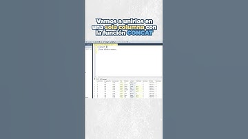 Aprende a concatenar con SQL