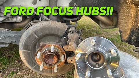 REAR WHEEL HUB REPLACEMENT 2011-2018 FORD FOCUS