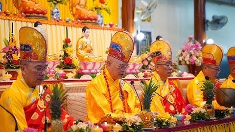 Pháp hội Dược Sư nguyện cầu quốc thái dân an đầu năm tại chùa Từ Lâm