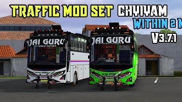 HOW CAN SET A TRAFFIC MOD OBB V3.7.1🔴#bussid #bussimulatorindonesia
