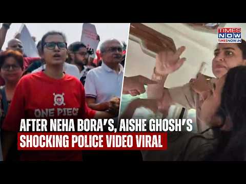 Neha Bora, Aishe Ghosh Shocking Police Videos Viral: 'Detained' But Delhi's Gyanesh Protest Not Over