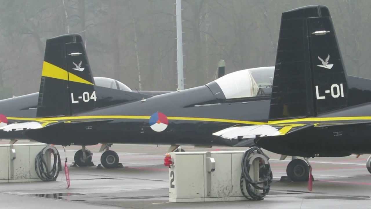 Pilatus PC-7 Turbo Trainer, Dutch AF, EMVO on the platform Woensdrecht