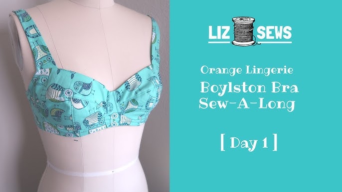 Esplanade Bra Sewing Inspiration - Orange Lingerie