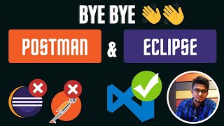 You Don&#39;t Need Eclipse &amp; Postman Anymore 🚫 !! Instead, Use VS-Code, With These Plugins... 🔥🔥