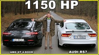 Najszybsze auta w mieście! Test Audi RS7 i Mercedes AMG GT 4-door 53