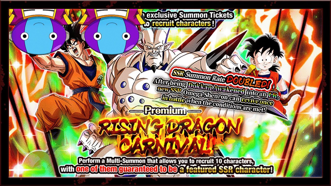 LETS GO ZENO!!! CARNIVAL OMEGA SHENRON SUMMONS!! DBZ Dokkan Battle
