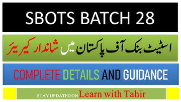 Details of STATE BANK OF PAKISTAN (SBP) Officers Training Scheme SBOTS 28th Batch OG2 JOBS 2025