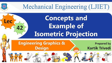 L 42 Concept and Example Of Isometric Projections|Engineering Graphics and Design | Mechanical