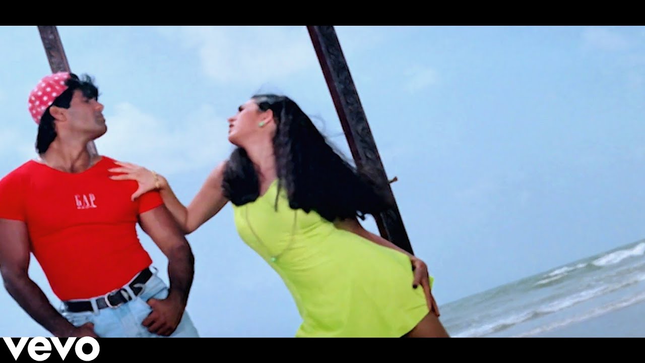 Sundra Sundra 4K Video Song  Rakshak  Sunil Shetty Karisma Kapoor  Vinod Rathod Sapna Mukherjee