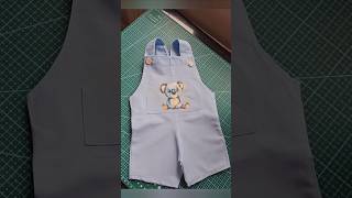 sewing baby dungarees