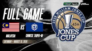45th William Jones Cup 2026 Men s Basketball Tournament MAS vs CT-W