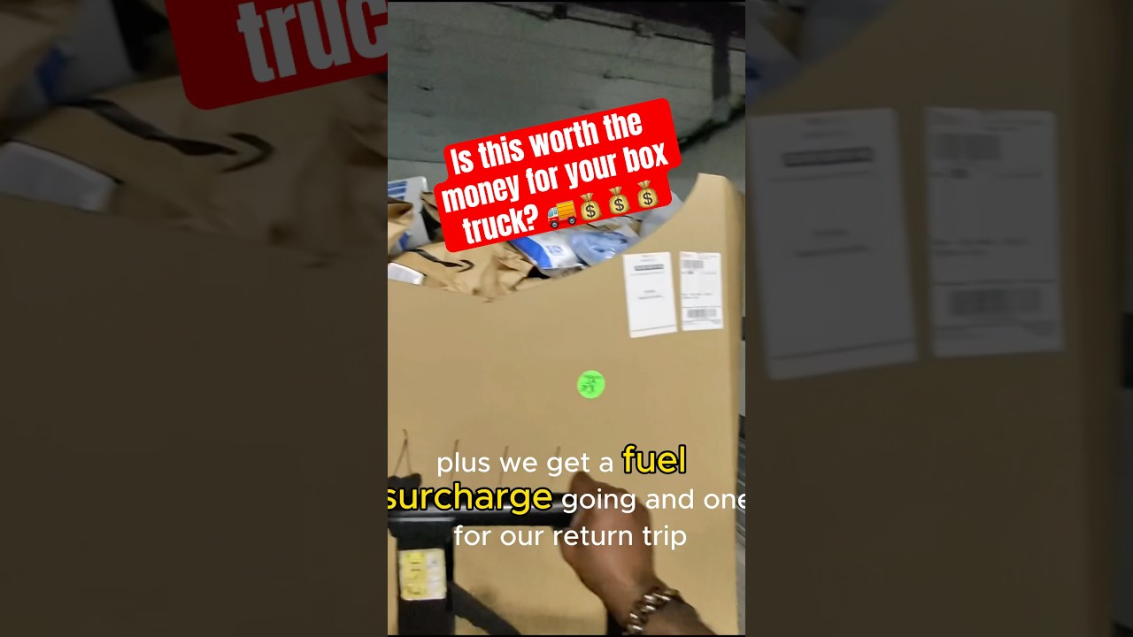 Is this Amazon Relay box truck short-term contract worth the money? Take a look at this!!🚚💨