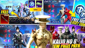 BGMI KAIJU NO.8 PRIZE PATH FULL REWARD | FREE MG3 UPGRADE SKIN | 300+ FREE LUCKY COIN | BGMI 4.0 