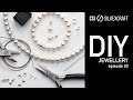 How to make DIY silver jewellery with Swarovski pearls tutorial step-by-step!