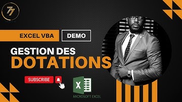 Dotation de matériel au personnel Excel VBA