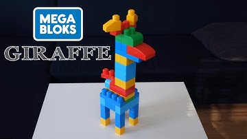 MEGA BLOKS TUTORIAL: How to Build Giraffe from MEGA BLOKS First Builder