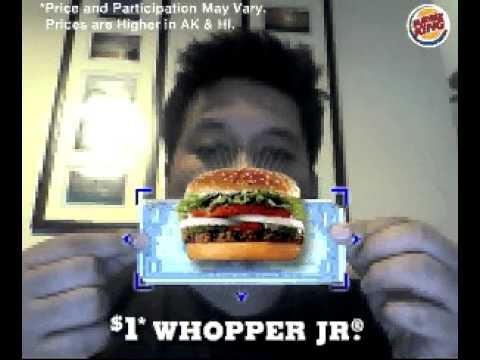 Burger King $1 Augmented Reality