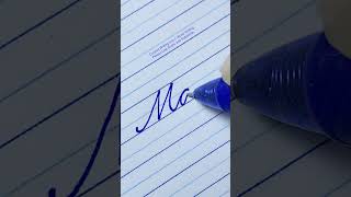 How to write “May” in cursive writing | Cursive writing words | Cursive Handwriting Practice | abcd