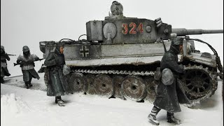 Tiger 1 sd.kfz.181 Winter Diorama scale 1:35 Best of Laser CreationWorld, Panzerkampfwagen VI