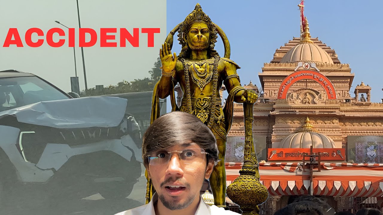 This Accident Happened During My Trip 😳 | 🙏Sarangpur Hanuman Ji | Dhruv Vlogs