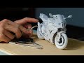 Making BMW S1000RR -Paper modelling− BMWを作る