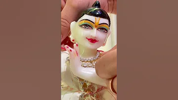 Krishna Shringar 🌷  #radhakrishna #vrindavan #holi #vrindavanholi #youtube #youtubeshorts