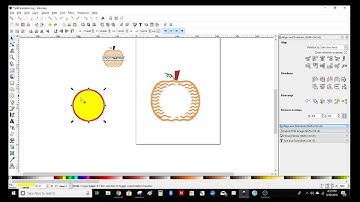 How to make a circle monogram in an image in inkscape