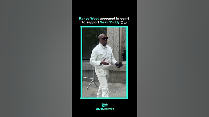 KANYE appeared in court to support DIDDY💀 #kanyewest #diddy #diddytrial #hiphop