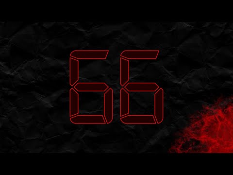 Countdown from 66 to 0 in RED