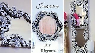 Unique Diy Wall Mirrors| Easy Wall Decorating| Inexpensive Home Decor Ideas!