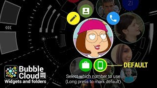 [v9.51] Default contact petals in Bubble Cloud Widgets / Folders for phones and tablets screenshot 2