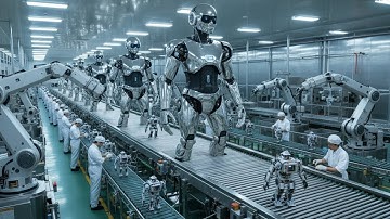 Secrets Inside The Factory: The Shocking Process Behind AI Robot Creation & Assembly