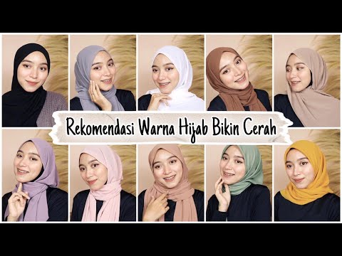 AWAS SALAH WARNA!! Tips Rekomendasi Warna Hijab Yang Wajib Dibeli ll Bisa Bikin Cerah