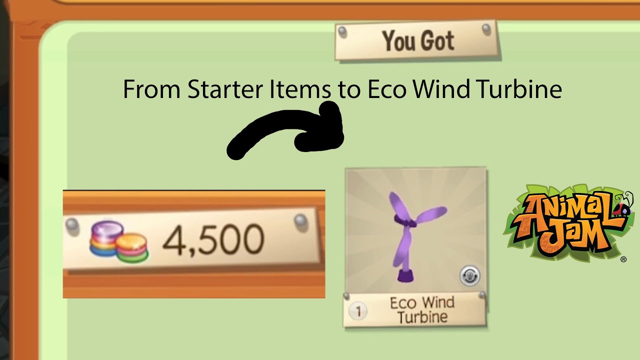How Do You Get An Eco Wind Turbine On Animal Jam?