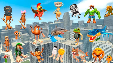 🏨 BIG CITY NEW 3D & 2D ITALIAN AI BRAINROT MEMES TRALALERO TRALALA TA TA TA TA TUNG SAHUR in Gmod !