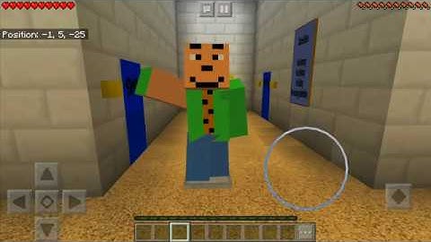 Minecraft PE map - Baldi’s Basics Bedrock Edition (Horror)