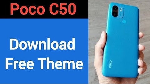 How to download free theme, Poco C50 me theme Kaise badle, theme change