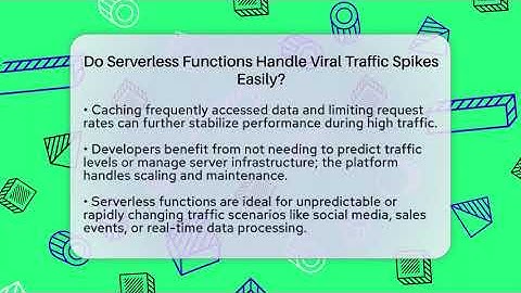 Do Serverless Functions Handle Viral Traffic Spikes Easily? - Server Logic Simplified