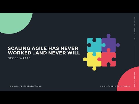 Scaling Agile Has Never Worked... and Never Will