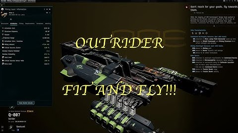 EVE - OUTRIDER: Fit and FLY!!!! Better than the Pioneer Consortium Issue??