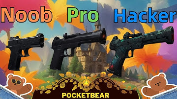 NOOB vs PRO vs HACKER - Weapon Master: Gun Shooter Run | @PocketBear470