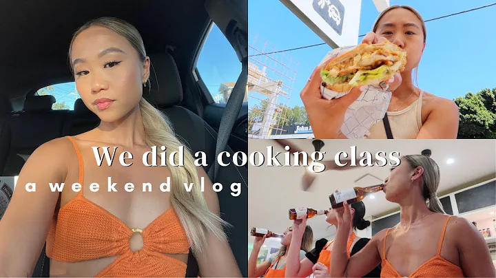 Cooking Class, Food Adventures & Meal Prep! | Weekend Vlog | @THERESATRENDS