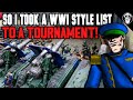 So i took infantry  artillery spam to a tournament  tournament after action report