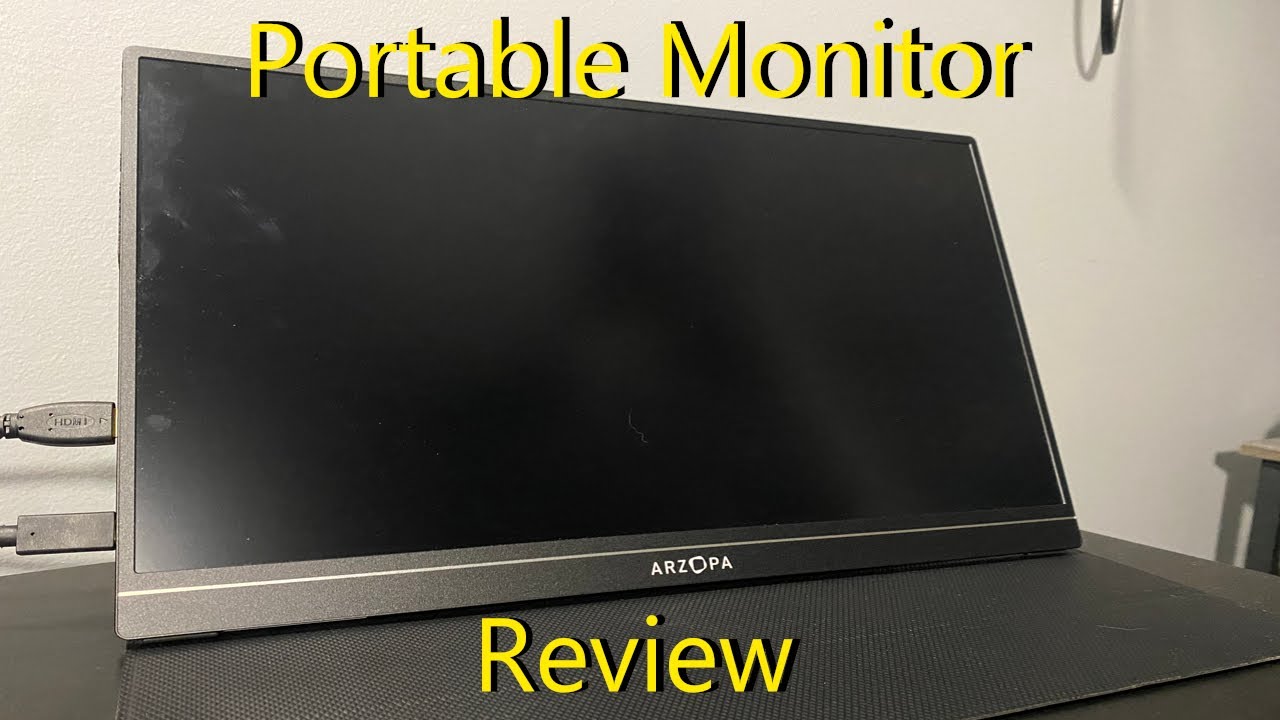 Arzopa S1 Table Portable Monitor Unboxing and First Look 