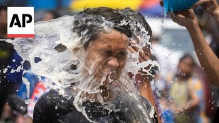 Thailand kicks off Songkran festival, celebrating new year with street water fights